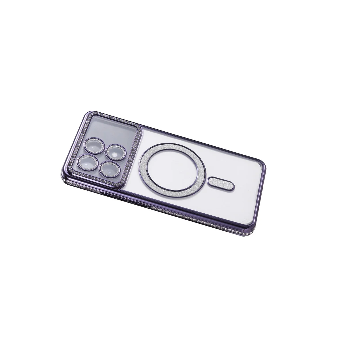 X6 Pro Joke Simli Magneticsafe Kılıf - Derin Mor