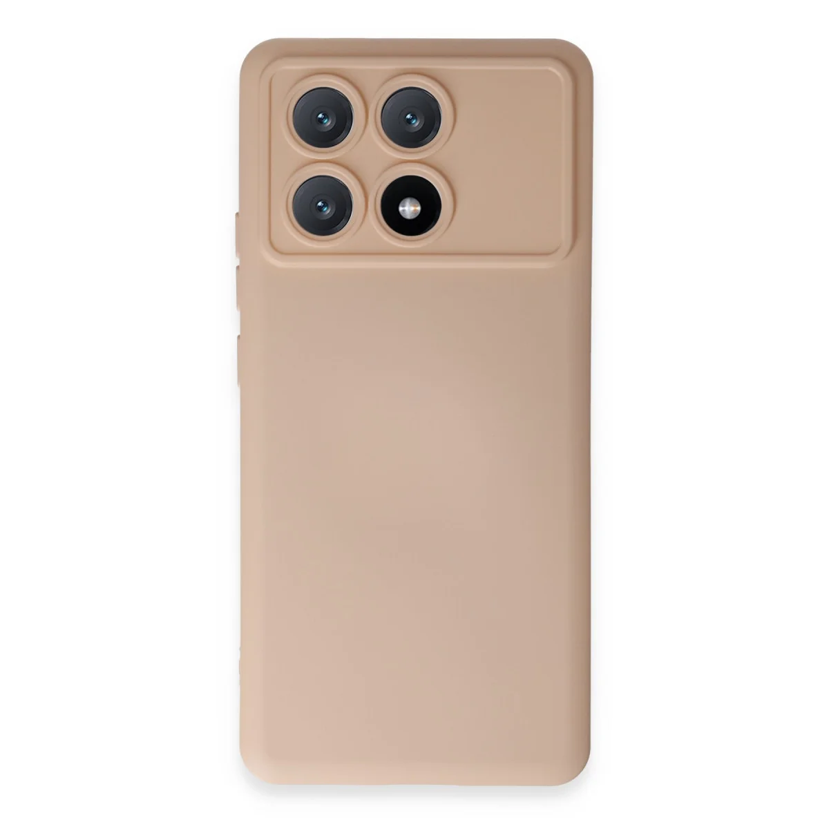 X6 Pro Kılıf Nano İçi Kadife Silikon - Pudra Rengi