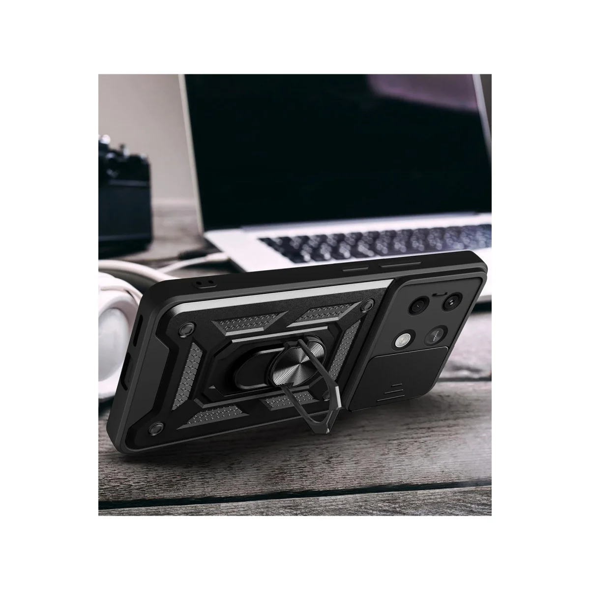 X6 Pro Kılıf Silikon Lens Kılıfı - Kırmızı Kamera Koruma Kılıfı