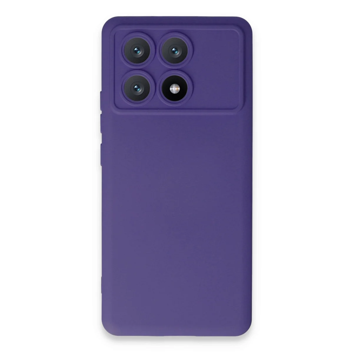 X6 Pro Nano İçi Kadife Silikon Kılıf - Mor | Northcity
