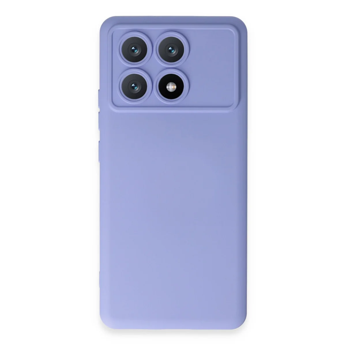 X6 Pro Nano İçi Kadife Silikon Kılıf - Lila | Ekstra Koruma ve Şıklık