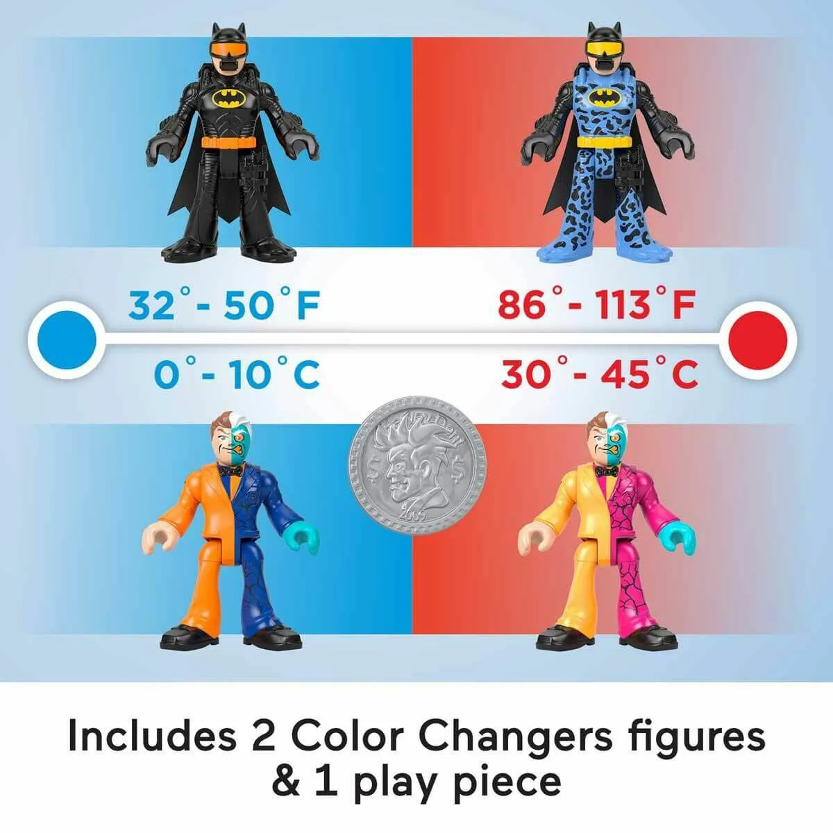 X60 Imaginext® DC Super Friends™Color s Temel Figür Seti X60 Imaginext® DC Super Friends™Color s Temel Figür Seti