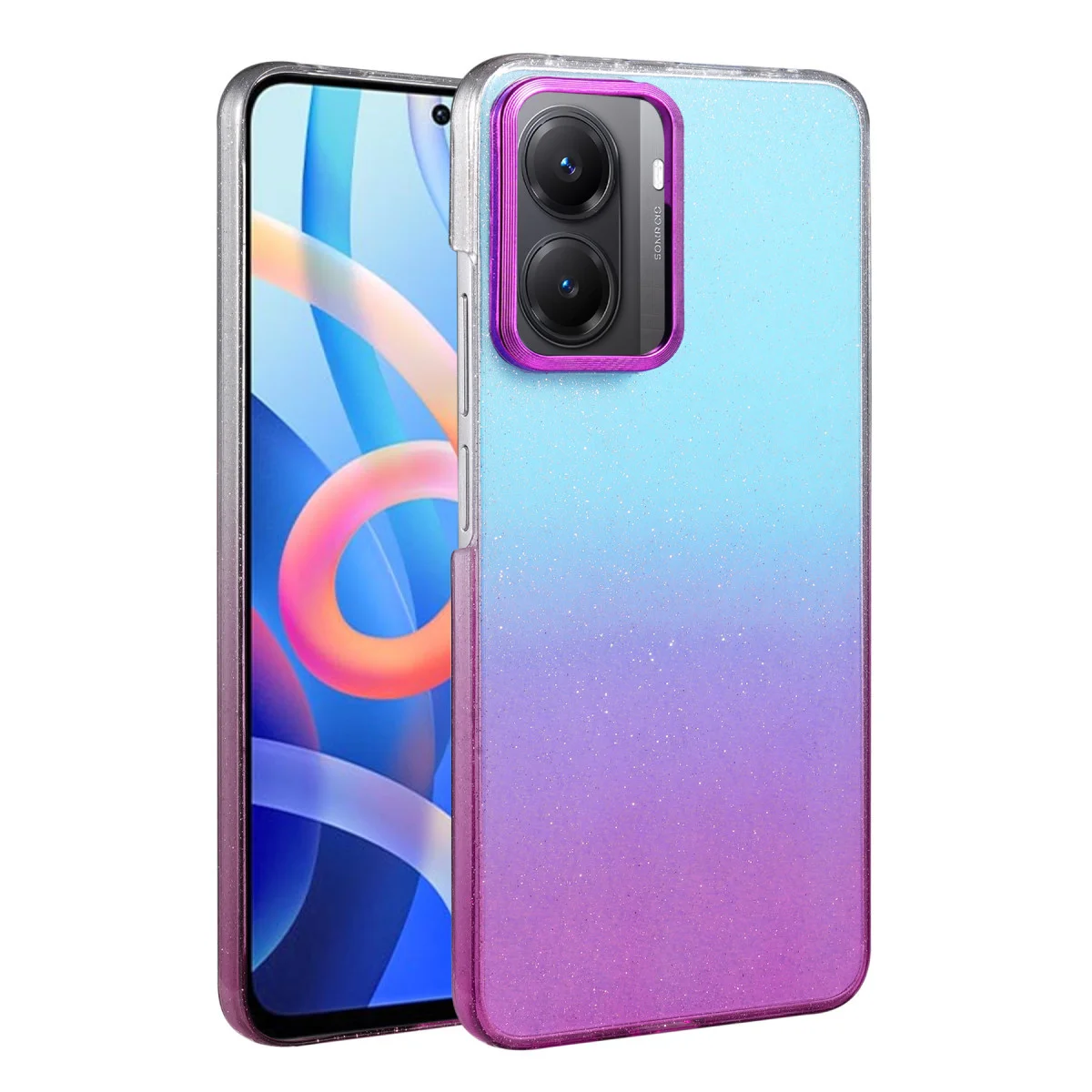 X7 Pro Mor Glossy Kapak - Ultra İnce ve Şık Cep Telefonu Kılıfı