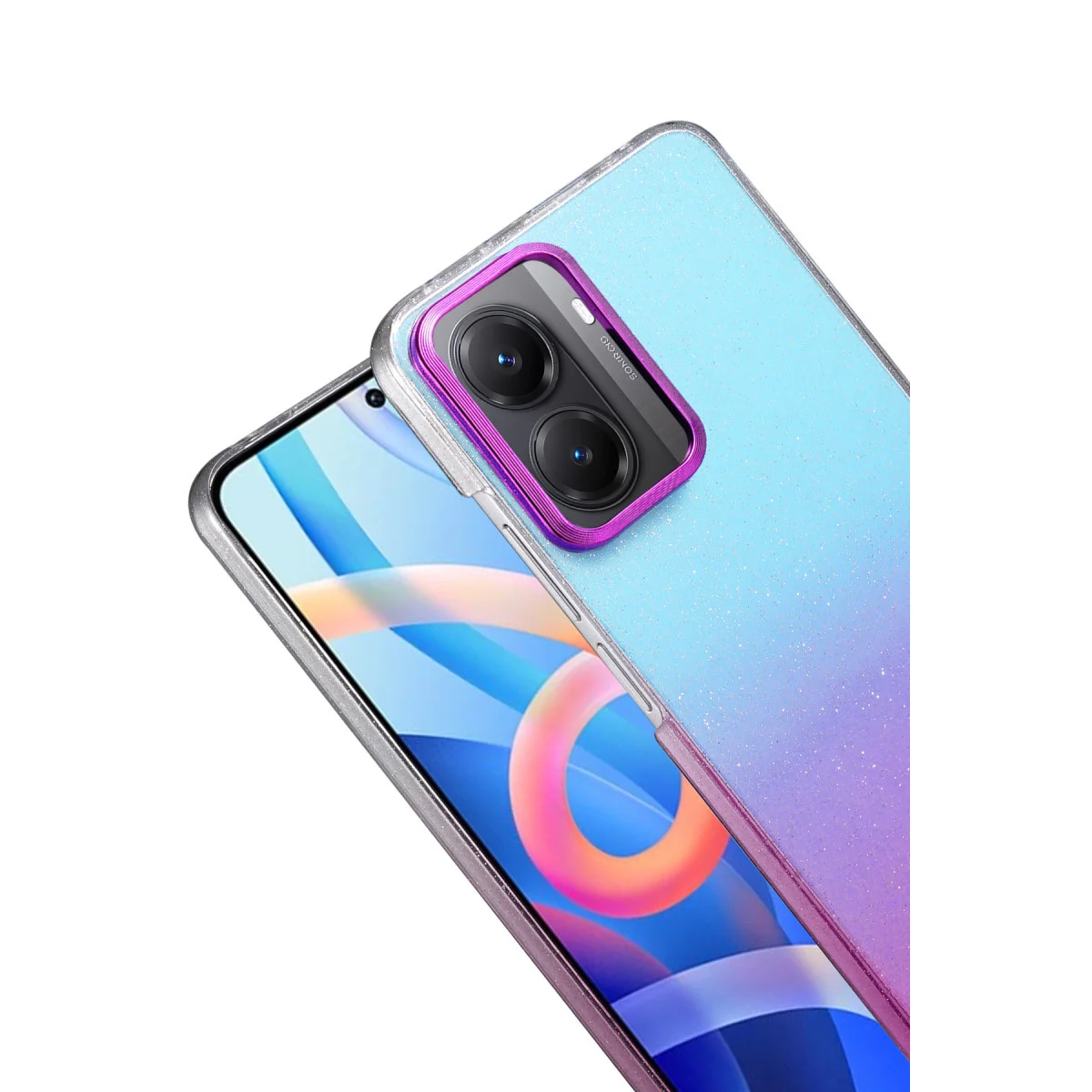 X7 Pro Mor Glossy Kapak - Ultra İnce ve Şık Cep Telefonu Kılıfı