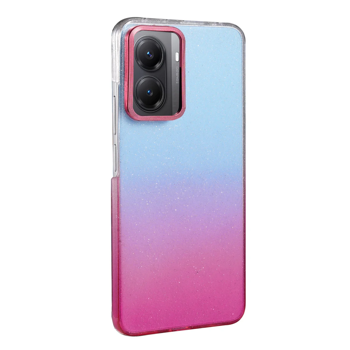 X7 Pro Pembe Kapak - Işıltılı ve Şık Telefon Kılıfı