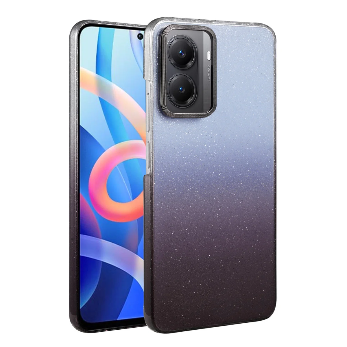 X7 Pro Siyah Premium Kapak - Işıltılı, Ultra İnce ve Hafif Cep Telefonı Kılıfı