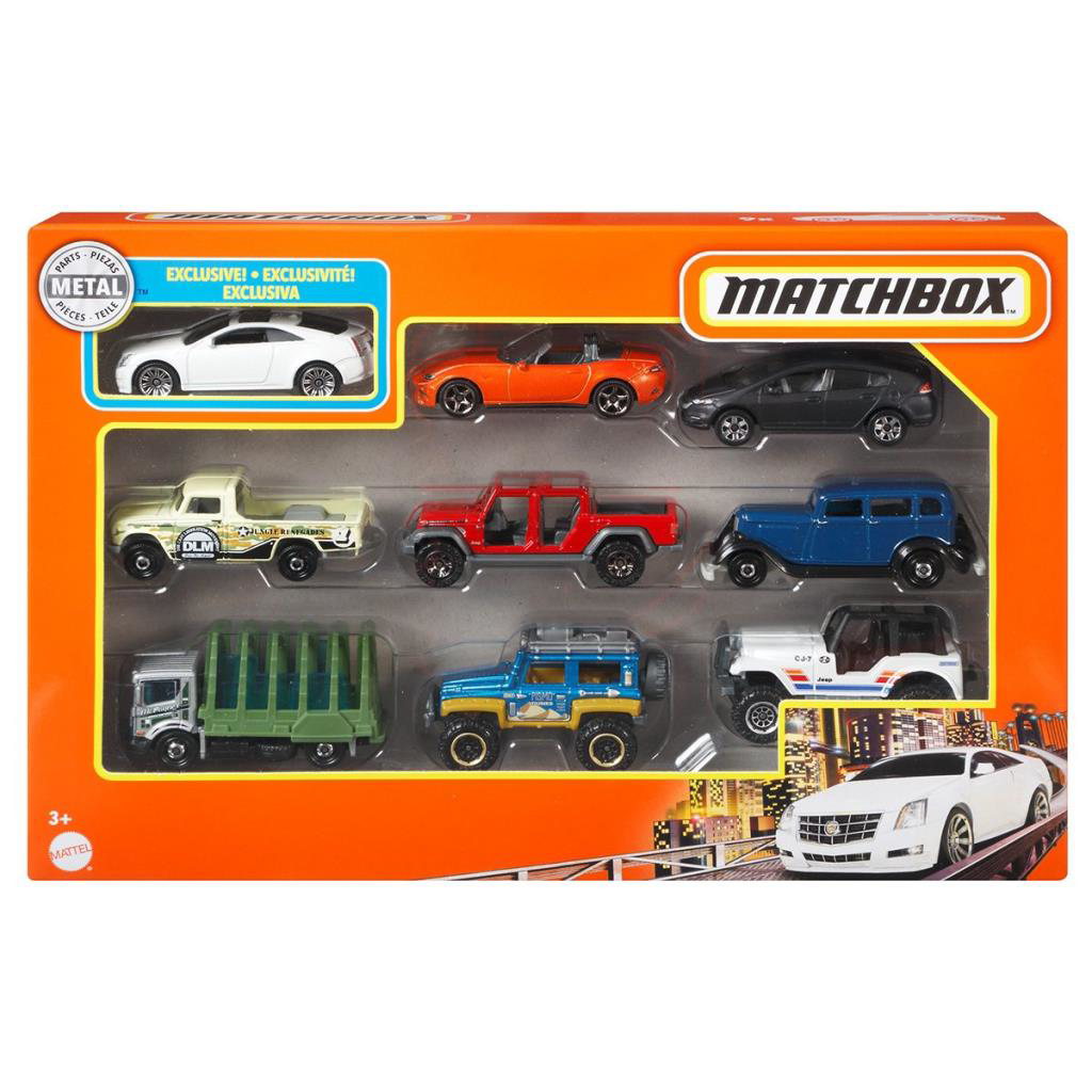 X7111 Matchbox Dokuzlu Araba Seti X7111 Matchbox Dokuzlu Araba Seti