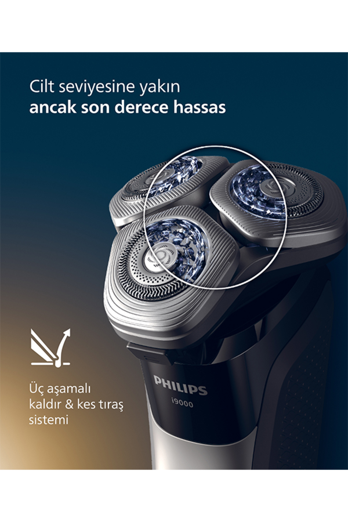 Philips X9002/30 Skiniq İ9000 İslak Ve Kuru Elektrikli Tiraş Makinesi