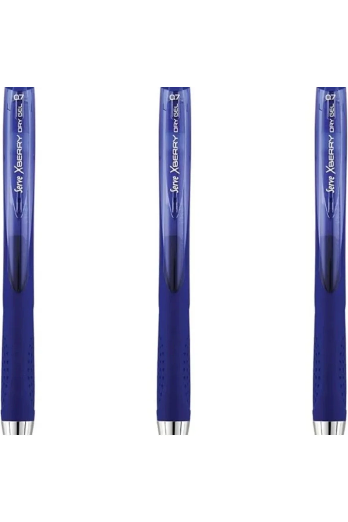 Xberry Jel Kalem 07Mm Yuvarlak Uc K.Mavi 03 3Lu Set