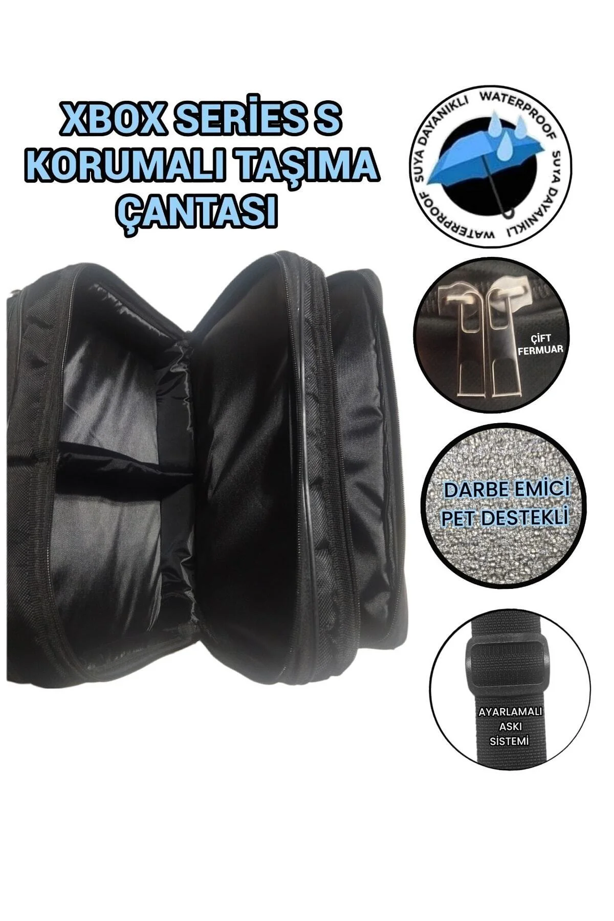 Xbox Series-s Korumalı Taşıma Çantası ( X Büyük Boy )