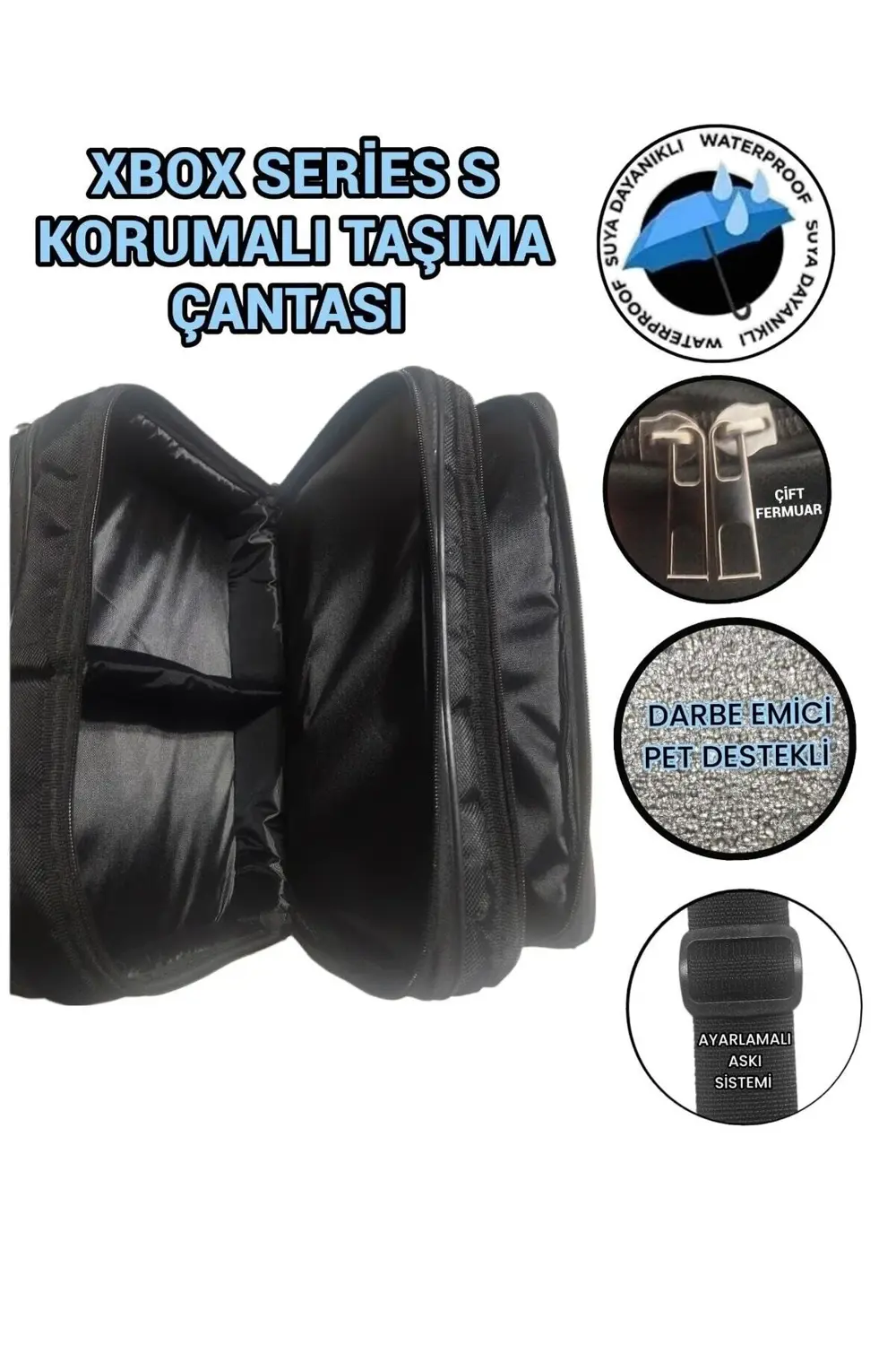 Xbox Series-s Korumalı Taşıma Çantası ( X Büyük Boy )