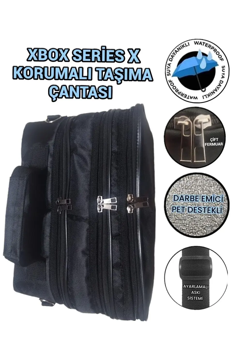 Xbox Series-s Korumalı Taşıma Çantası ( X Büyük Boy )