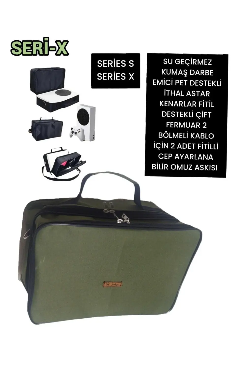 Xbox Taşıma Çantası Series X ( X Büyük Boy )