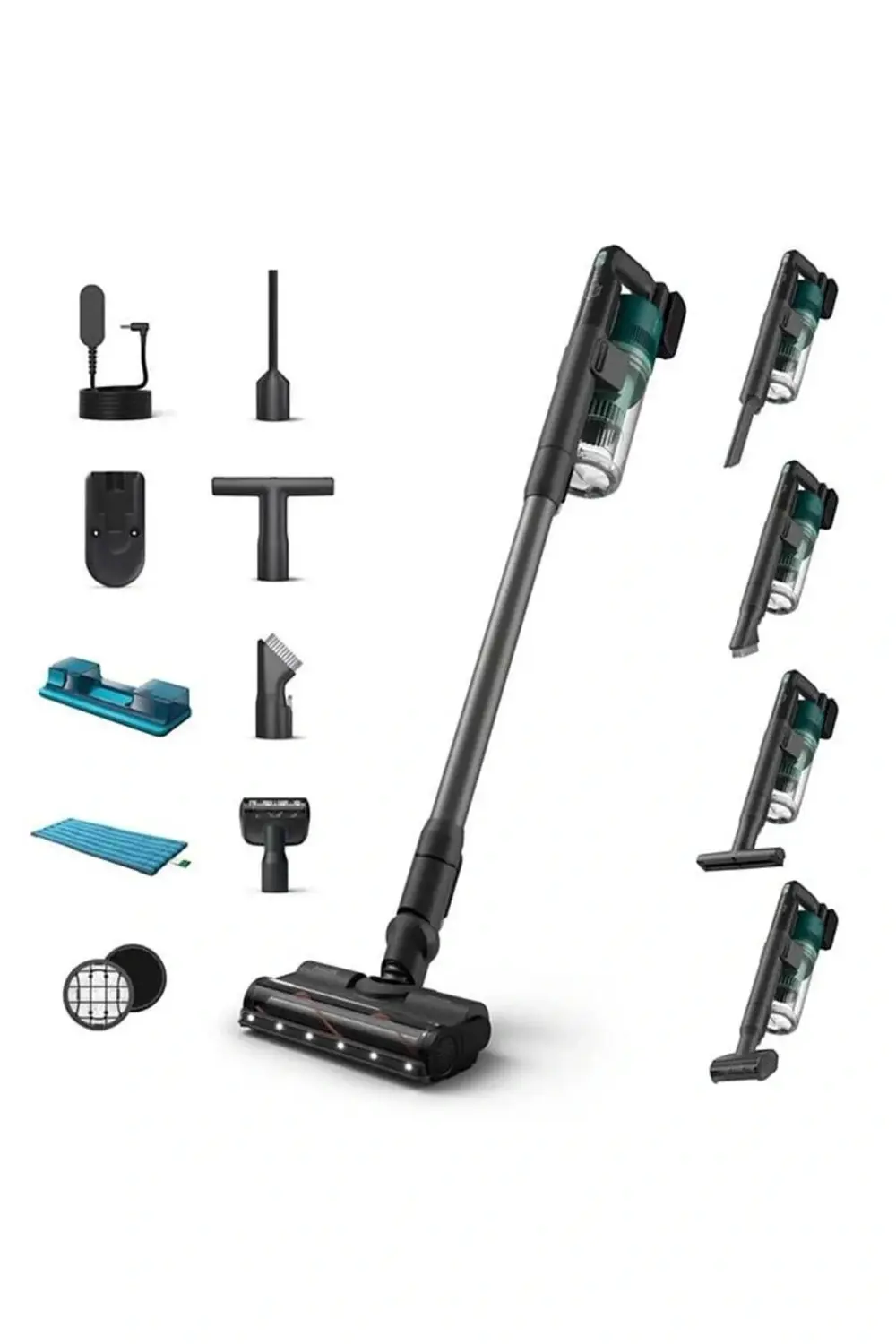 XC6557/01 CORDLESS VC AQUA DİKEY ŞARJLI SÜPÜRGE + TÜRK KAHVE MAKİ