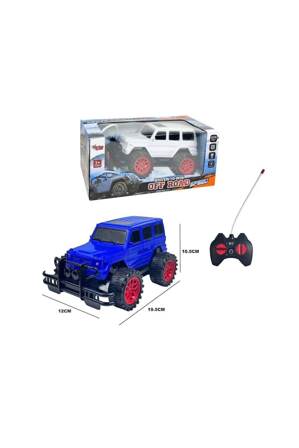 Xf-789-905A-Vardem Uzaktan Kumandalı Işıklı Jeep Cross-Country 1:20
