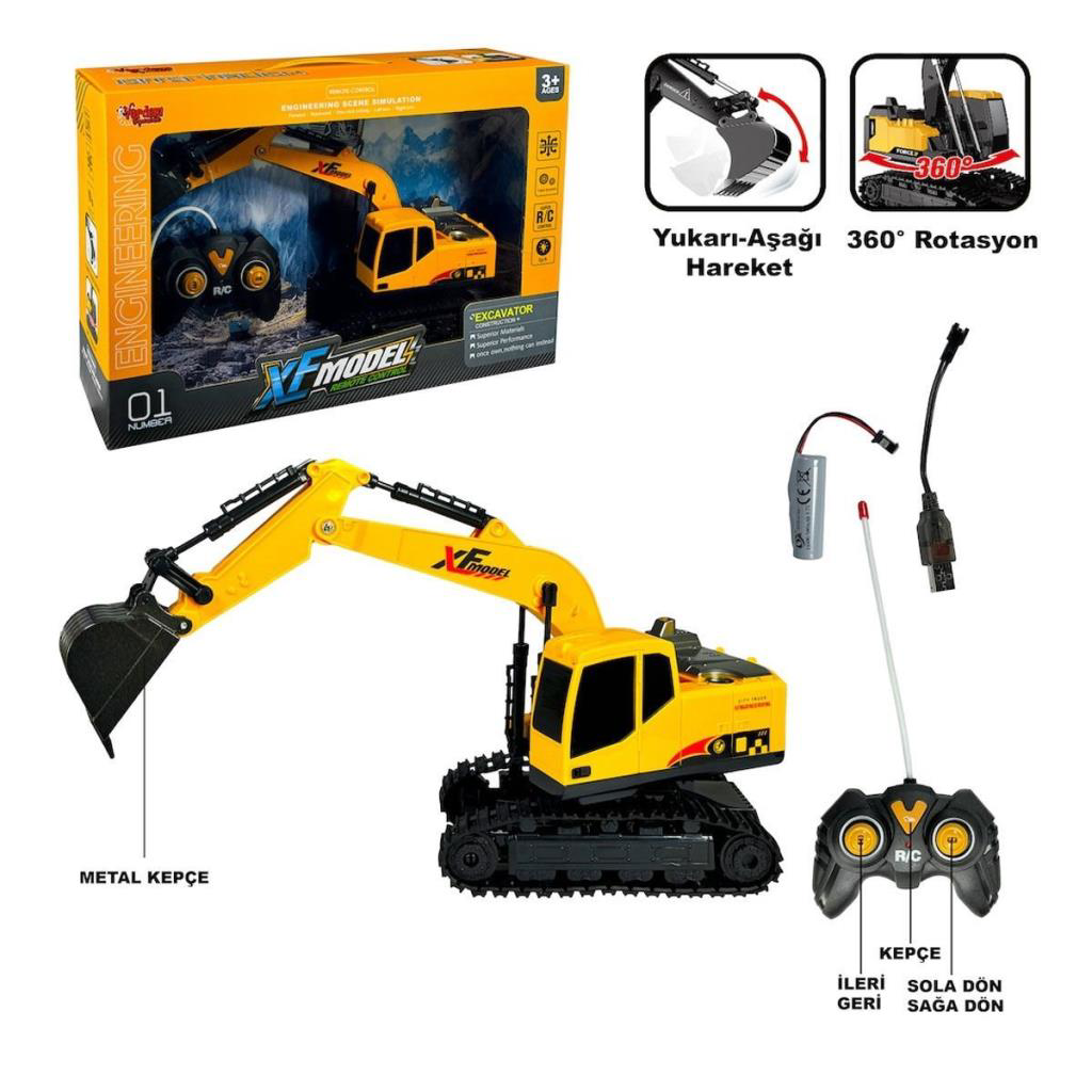 XFG-789-410B Uzaktan Kumandalı Full Fonksiyon Şarjlı XFModel Kazı XFG-789-410B Uzaktan Kumandalı Full Fonksiyon Şarjlı XFModel Kazı