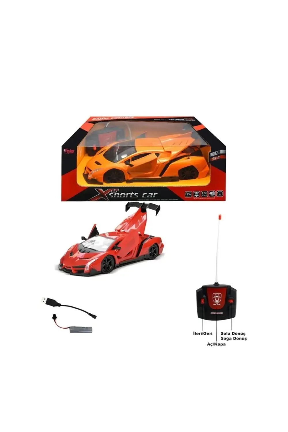 XFG-789-508B-509B UK FF ŞARJLI 1 16 KAPI VE BAGAJ