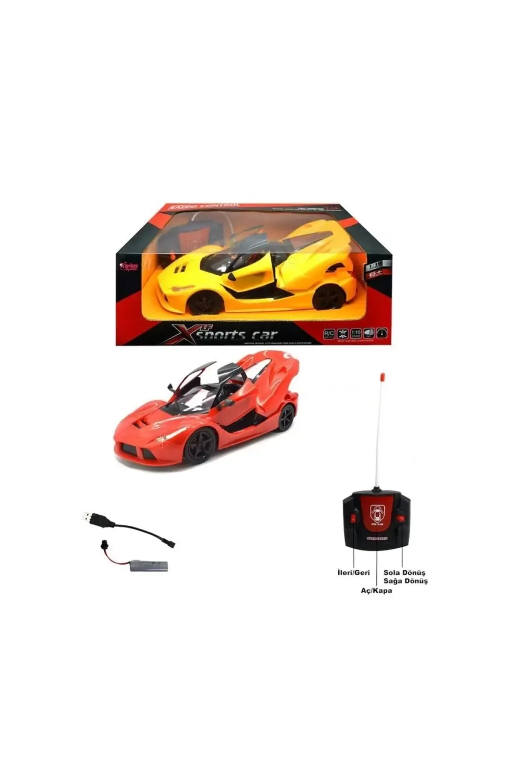 XFG-789-508B-509B UK FF ŞARJLI 1 16 KAPI VE BAGAJ