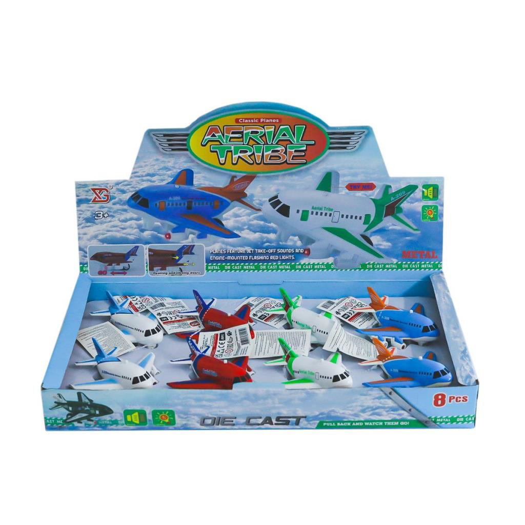 XG879-209 Sesli Işıklı Metal Çek Bırak Uçak -Birliktoys XG879-209 Sesli Işıklı Metal Çek Bırak Uçak -Birliktoys