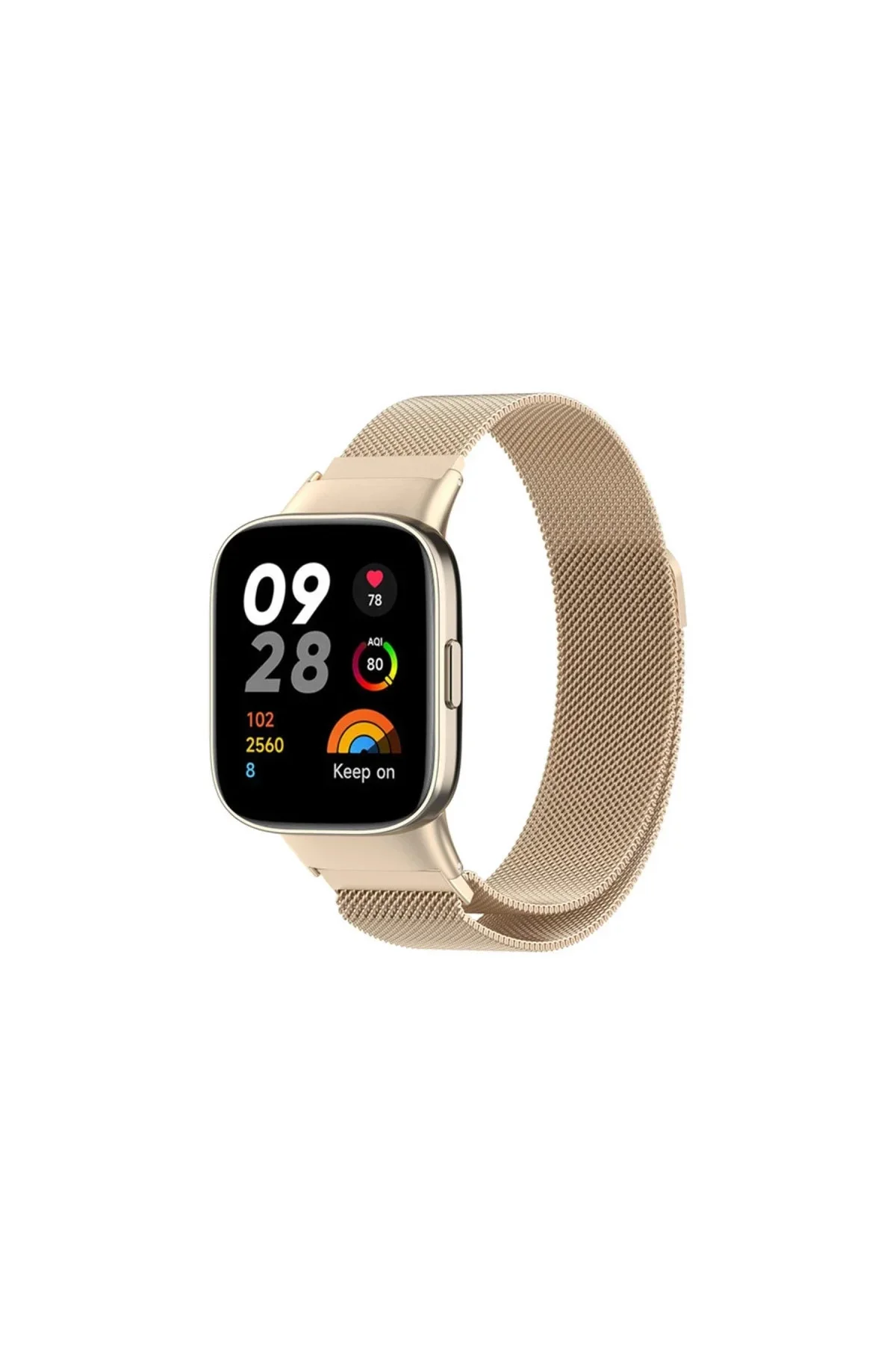 Xiao Red Watch 3 Metal Mıknatıslı Kordon - Metalik Gold Xiao Red Watch 3 Metal Mıknatıslı Kordon - Metalik Gold