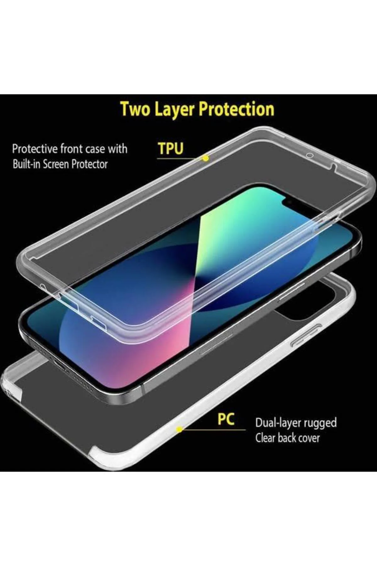 Xiaomi 14 Çift Taraflı Silikon Kılıf