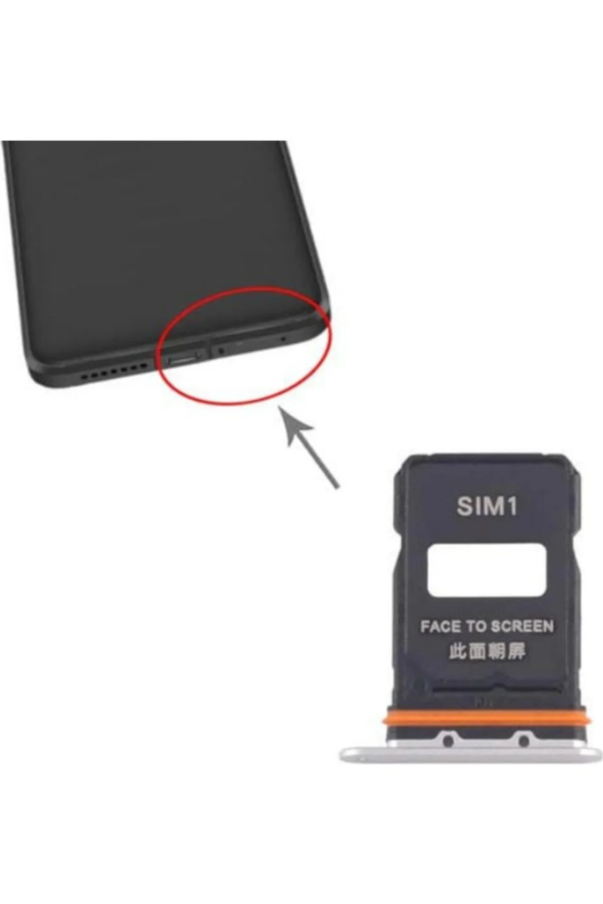 Xiaomi 15 Ultra Uyumlu Sim Kart Tepsisi Siyah
