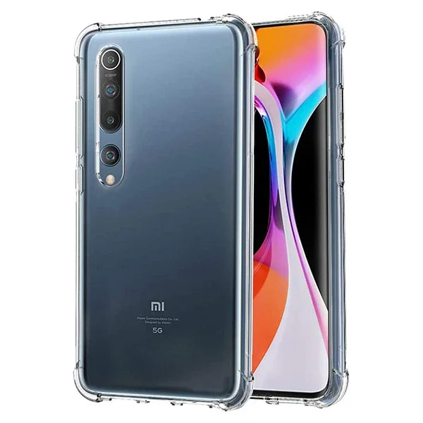Xiaomi Mi 10 / 10 Pro Darbe Emici Silikon Kılıf - Ultra Koruyucu Anti-Drop