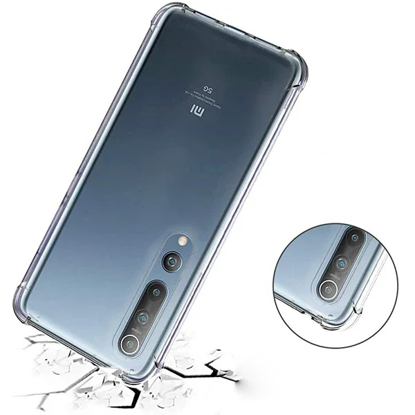 Xiaomi Mi 10 / 10 Pro Darbe Emici Silikon Kılıf - Ultra Koruyucu Anti-Drop