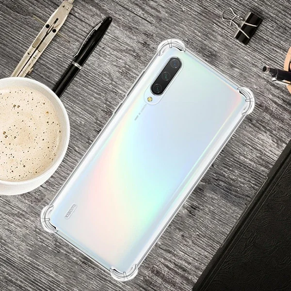 Xiaomi Mi 10 5G Anti-Drop Şok Emici Silikon Kılıf - 1.5mm TPU Koruma