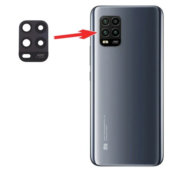 Xiaomi Mi 10 Lite Arka Kamera Camı Lens-1852