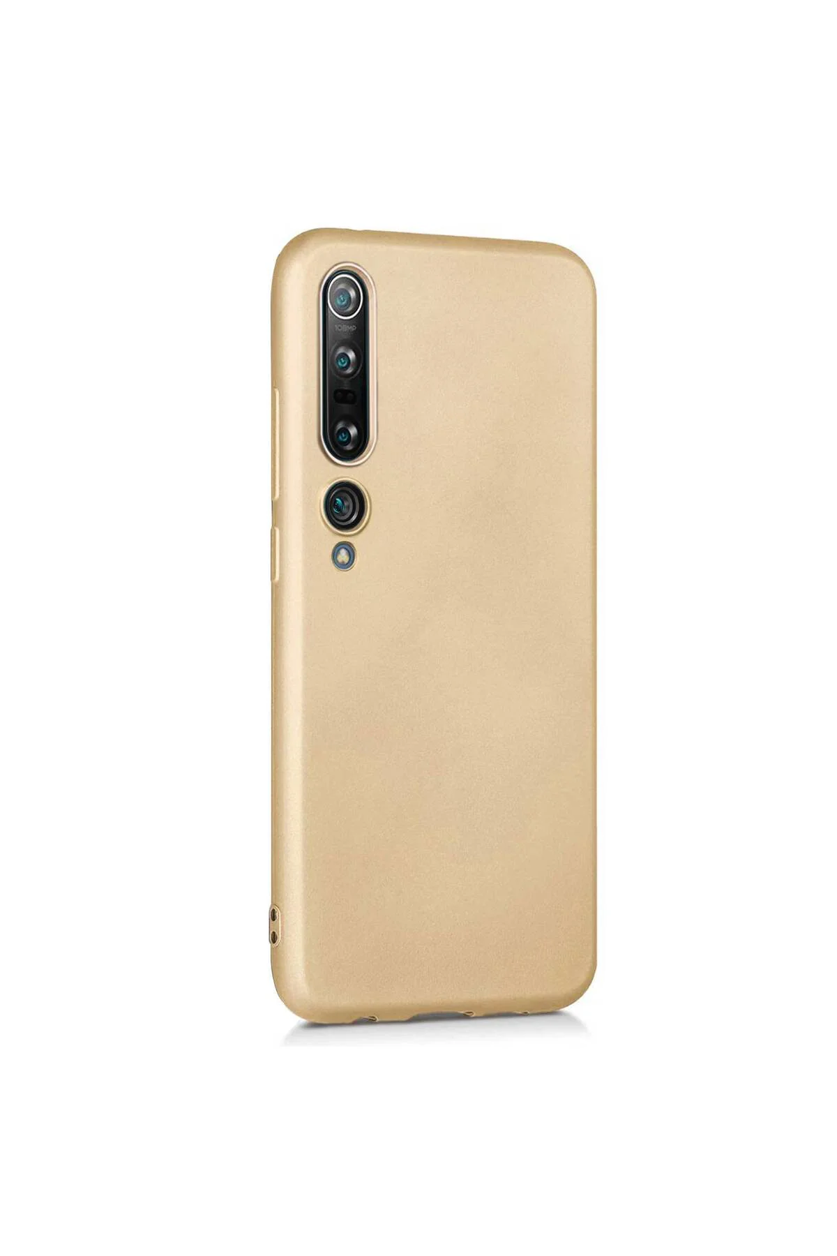 Xiaomi Mi 10 Pro Premium Silikon Kılıf Gold