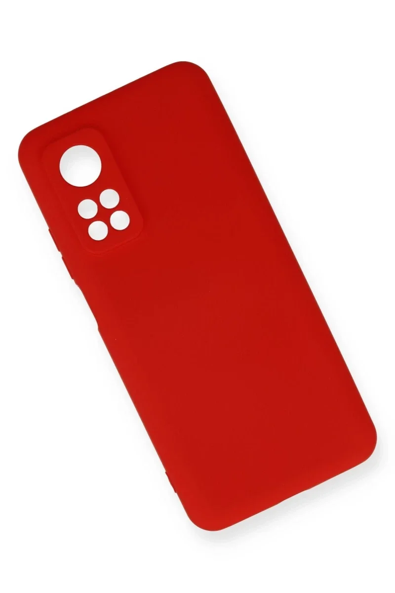 Xiaomi Mi 10T Kılıf Nano içi Kadife Silikon - Kırmızı Xiaomi Mi 10T Kılıf Nano içi Kadife Silikon - Kırmızı
