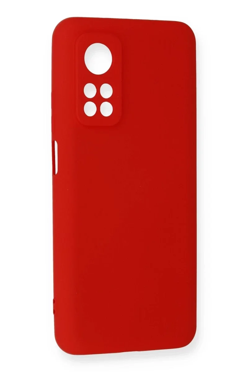 Xiaomi Mi 10T Kılıf Nano içi Kadife Silikon - Kırmızı Xiaomi Mi 10T Kılıf Nano içi Kadife Silikon - Kırmızı