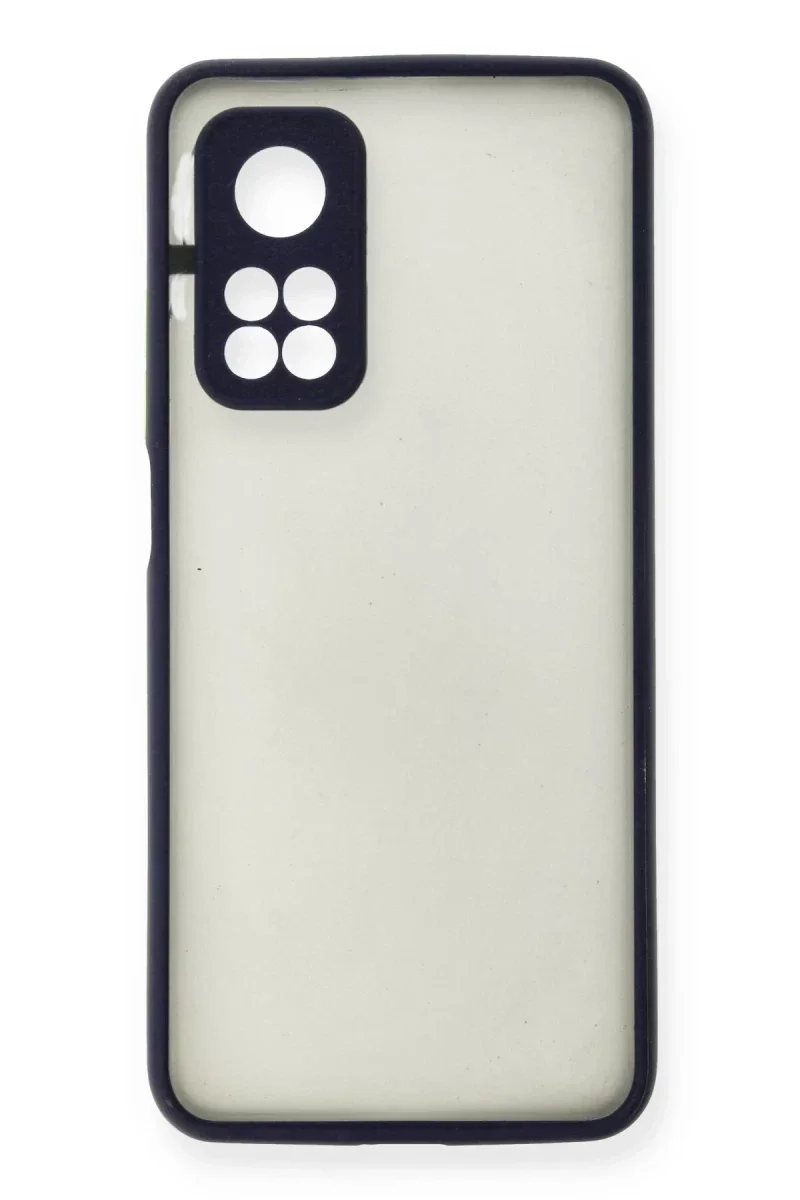 Xiaomi Mi 10T Kılıf Montreal Silikon Kapak - Lacivert