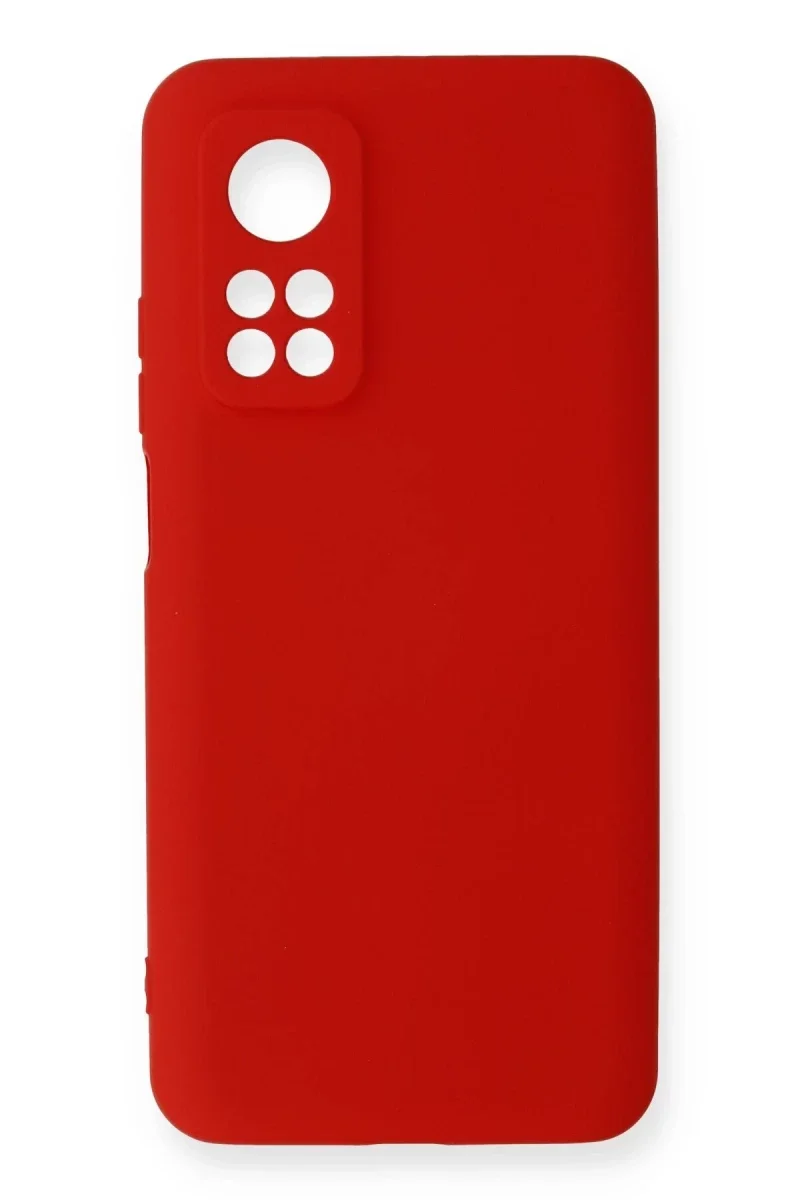 Xiaomi Mi 10T Kılıf Nano içi Kadife Silikon - Kırmızı Xiaomi Mi 10T Kılıf Nano içi Kadife Silikon - Kırmızı
