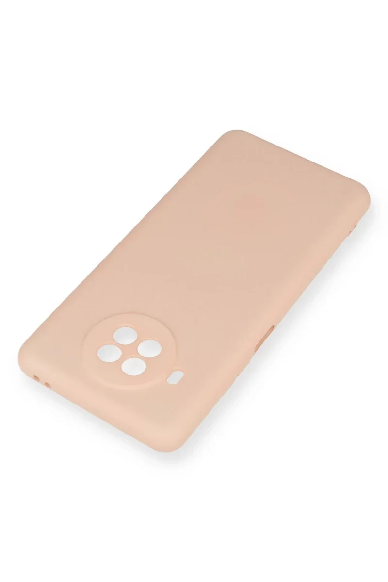 Xiaomi Mi 10T Lite Kılıf Nano içi Kadife Silikon - Pudra Xiaomi Mi 10T Lite Kılıf Nano içi Kadife Silikon - Pudra