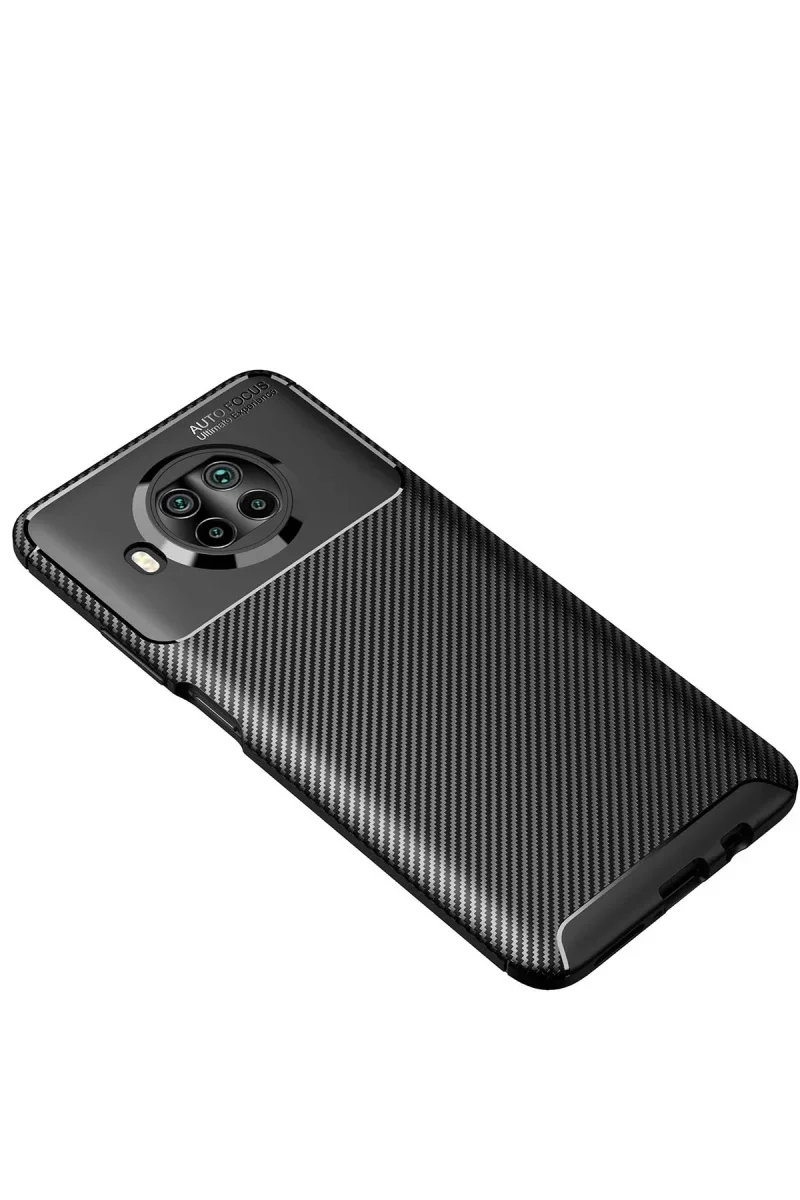 Xiaomi Mi 10T Lite Kılıf Auto Focus Karbon Kapak - Siyah Xiaomi Mi 10T Lite Kılıf Auto Focus Karbon Kapak - Siyah