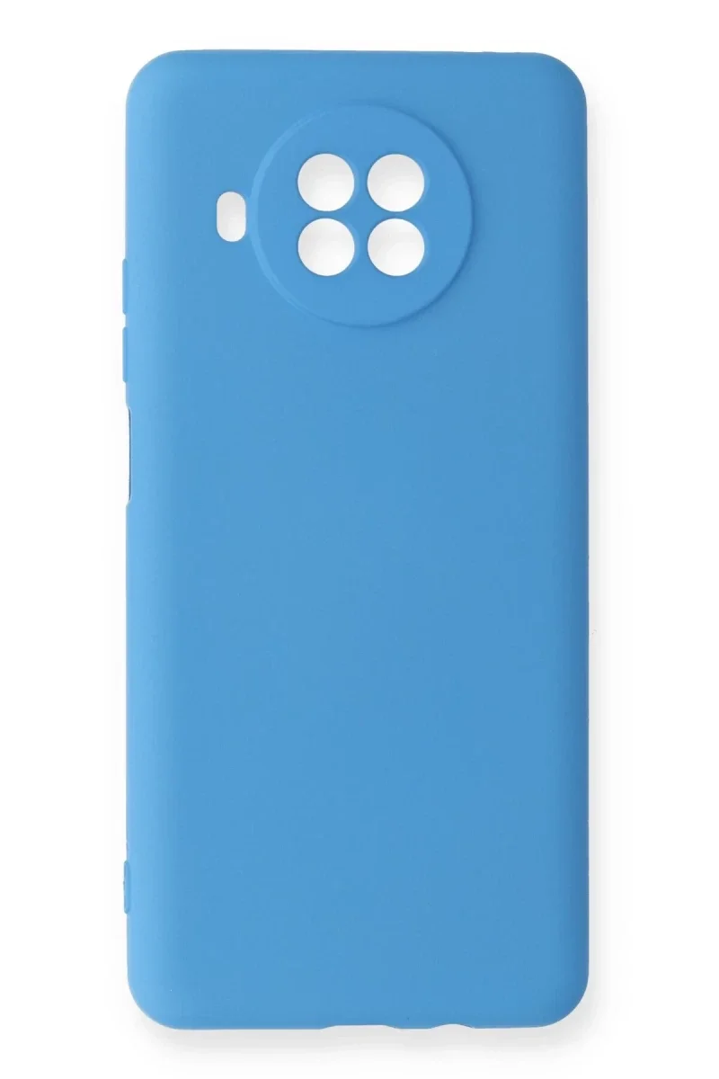 Xiaomi Mi 10T Lite Kılıf Nano içi Kadife Silikon - Mavi Xiaomi Mi 10T Lite Kılıf Nano içi Kadife Silikon - Mavi