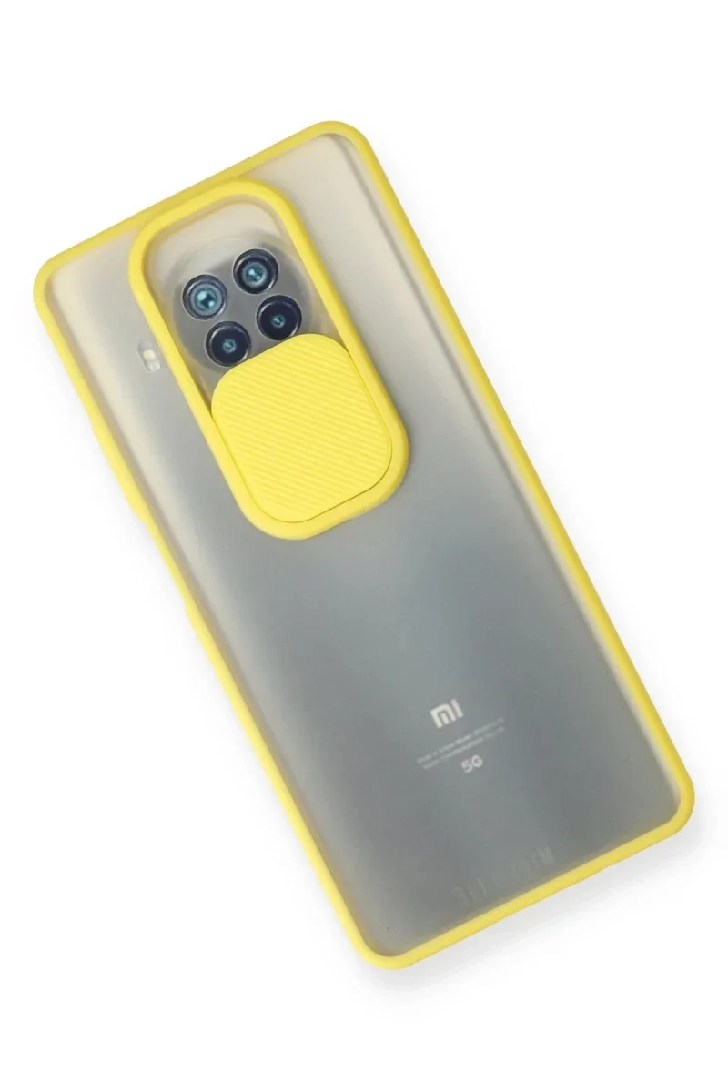 Xiaomi Mi 10T Lite Kılıf Palm Buzlu Kamera Sürgülü Silikon - Sarı Fiyatı, Yorumları ve Özellikleri