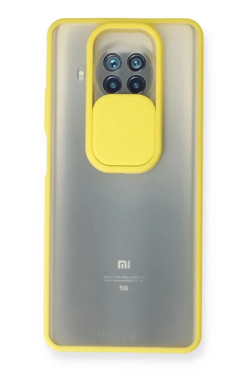 Xiaomi Mi 10T Lite Kılıf Palm Buzlu Kamera Sürgülü Silikon - Sarı Fiyatı, Yorumları ve Özellikleri