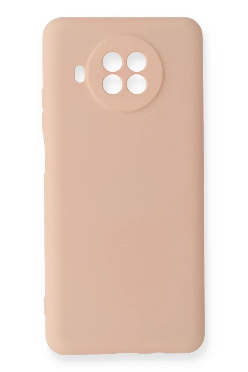 Xiaomi Mi 10T Lite Kılıf Nano içi Kadife Silikon - Pudra Xiaomi Mi 10T Lite Kılıf Nano içi Kadife Silikon - Pudra