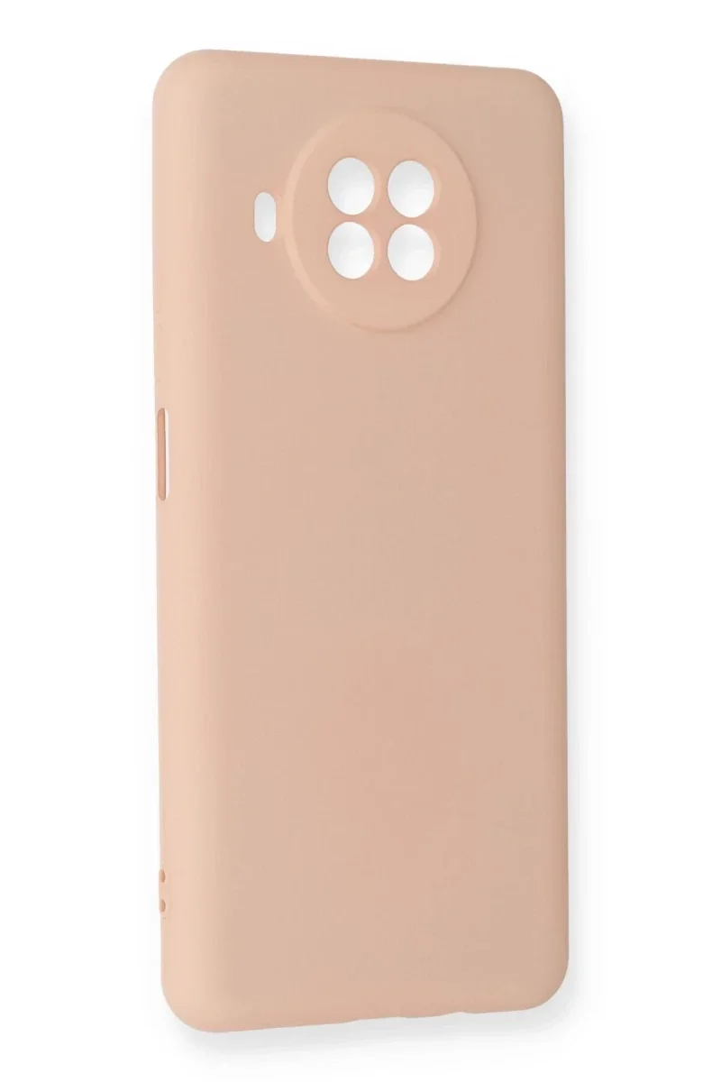 Xiaomi Mi 10T Lite Kılıf Nano içi Kadife Silikon - Pudra Xiaomi Mi 10T Lite Kılıf Nano içi Kadife Silikon - Pudra