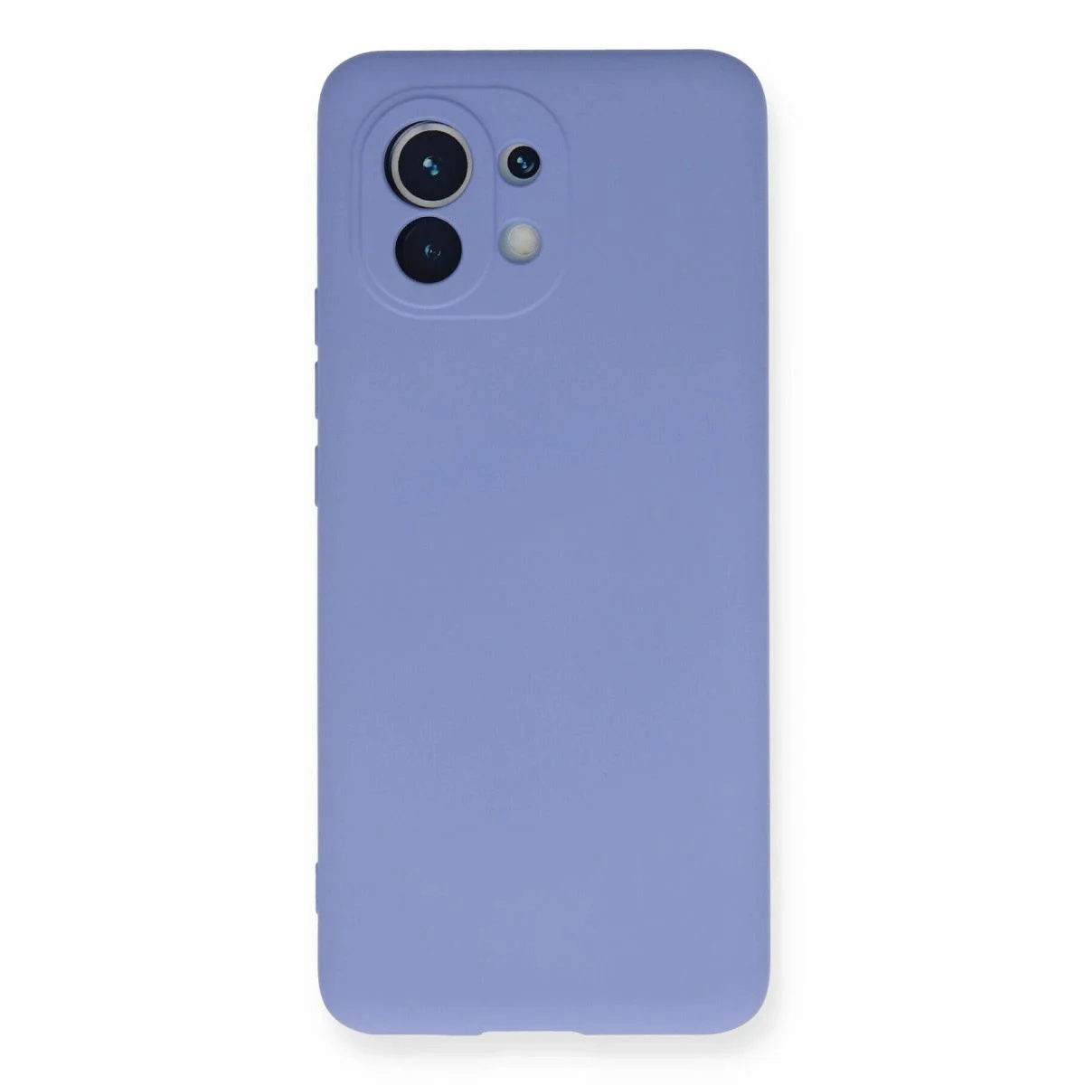 Xiaomi Mi 11 ile Uyumlu Nano İçi Kadife Silikon Kılıf - Lila