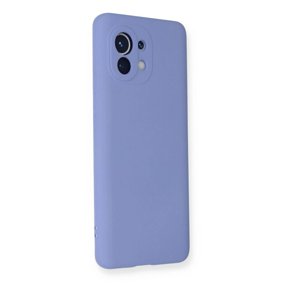 Xiaomi Mi 11 ile Uyumlu Nano İçi Kadife Silikon Kılıf - Lila