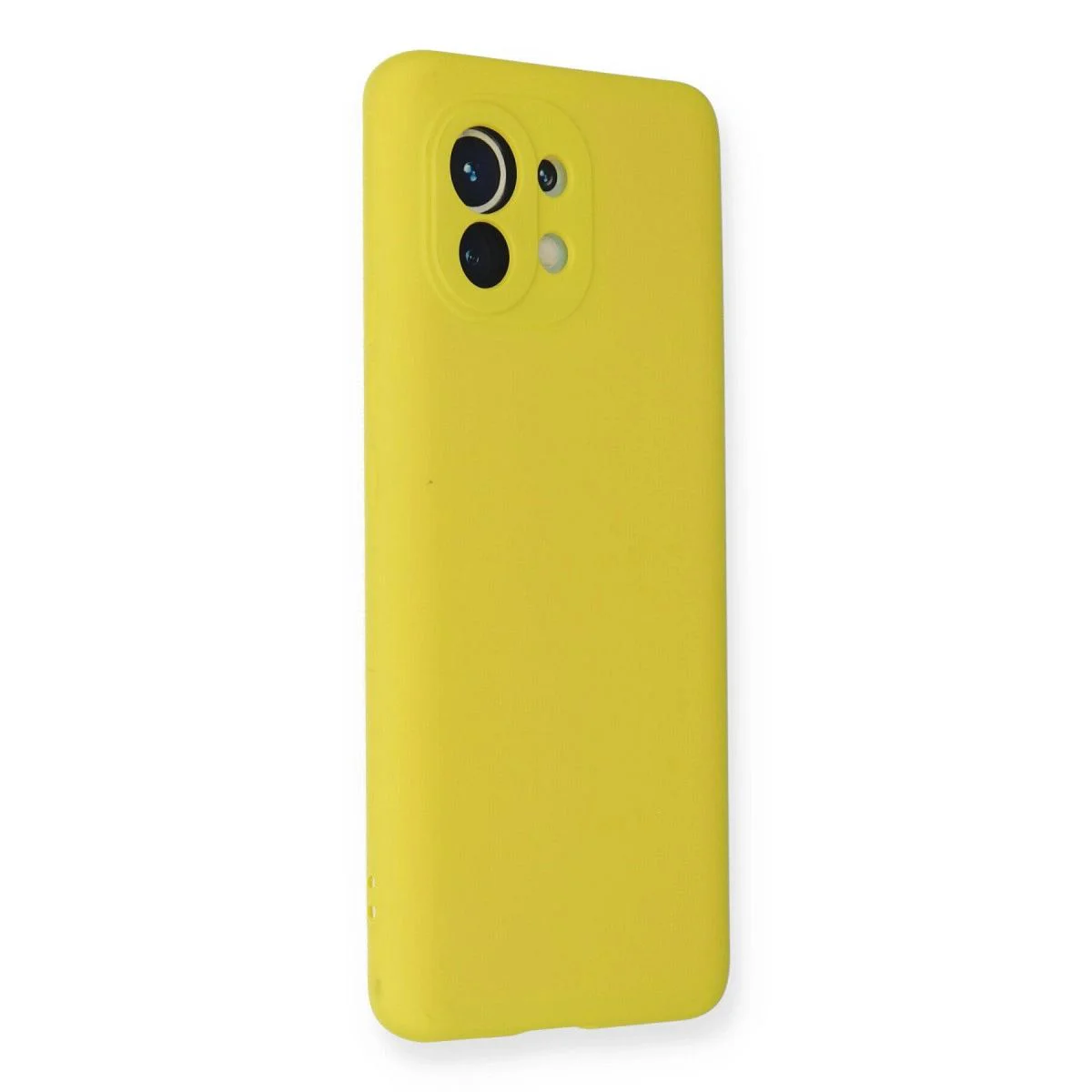 Xiaomi Mi 11 ile Uyumlu Nano İçi Kadife Silikon Kılıf - Sarı Xiaomi Mi 11 ile Uyumlu Nano İçi Kadife Silikon Kılıf - Sarı
