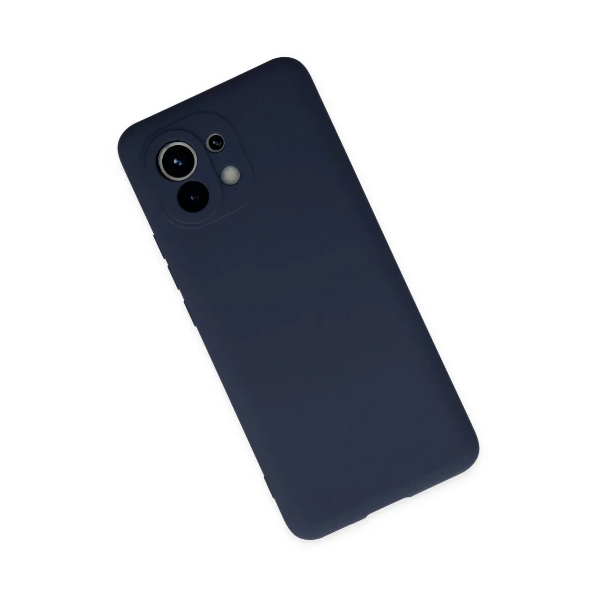 Xiaomi Mi 11 Kılıf Nano içi Kadife Silikon - Lacivert Xiaomi Mi 11 Kılıf Nano içi Kadife Silikon - Lacivert