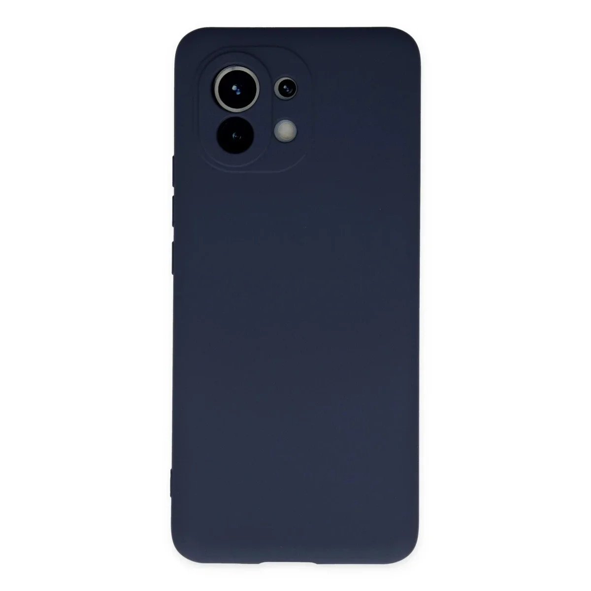 Xiaomi Mi 11 Kılıf Nano içi Kadife Silikon - Lacivert Xiaomi Mi 11 Kılıf Nano içi Kadife Silikon - Lacivert