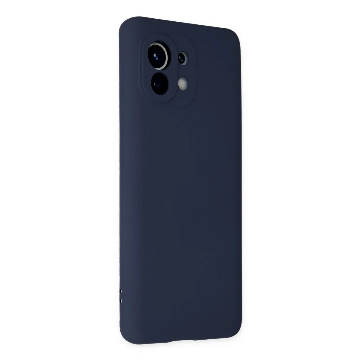 Xiaomi Mi 11 Kılıf Nano içi Kadife Silikon - Lacivert Xiaomi Mi 11 Kılıf Nano içi Kadife Silikon - Lacivert
