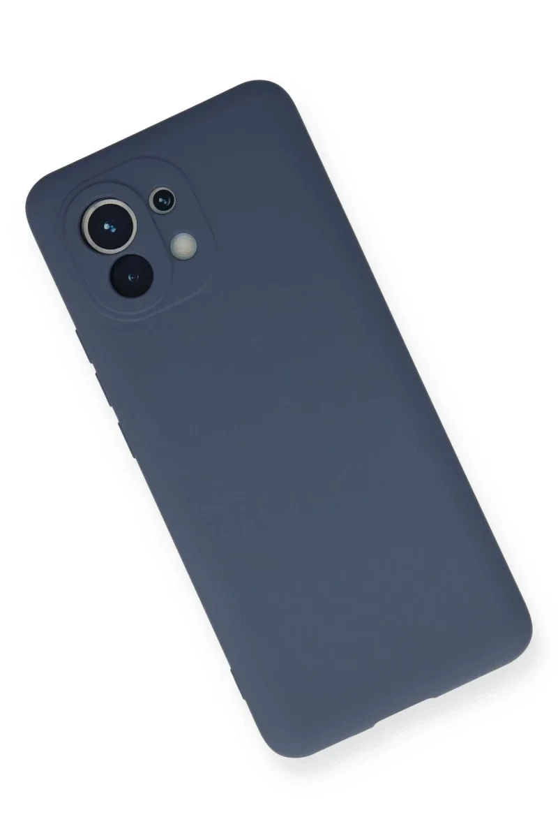 Xiaomi Mi 11 Kılıf Nano içi Kadife Silikon - Gri