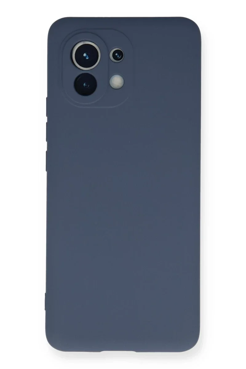 Xiaomi Mi 11 Kılıf Nano içi Kadife Silikon - Gri
